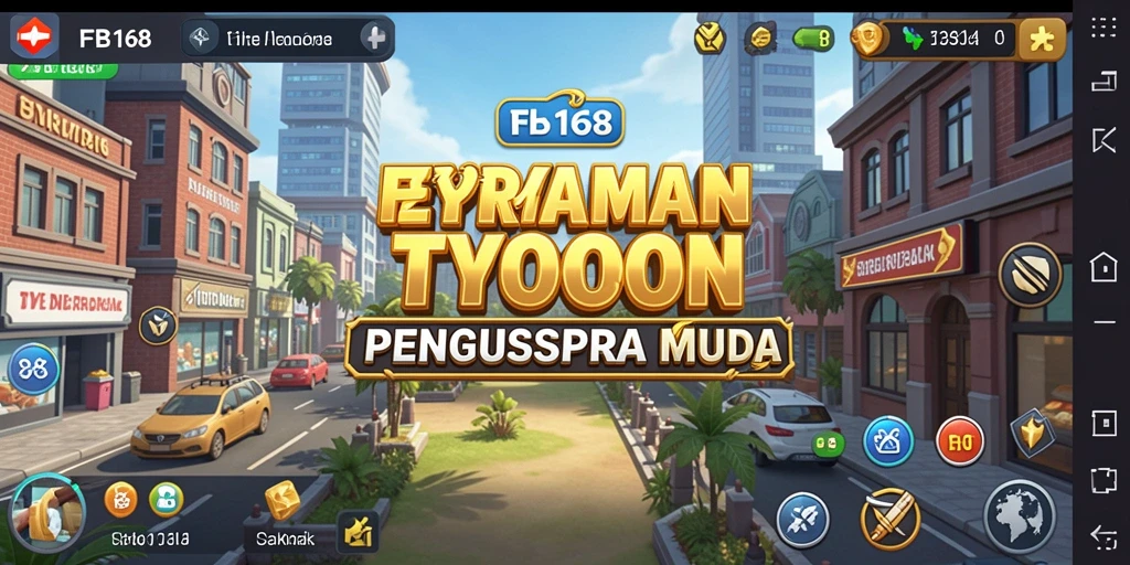 Tangkapan layar menunjukkan gameplay menarik dari permainan Tycoon FB168.