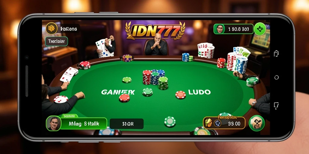 Tampilan gameplay Poker dari IDN777 yang menarik dan mendebarkan.