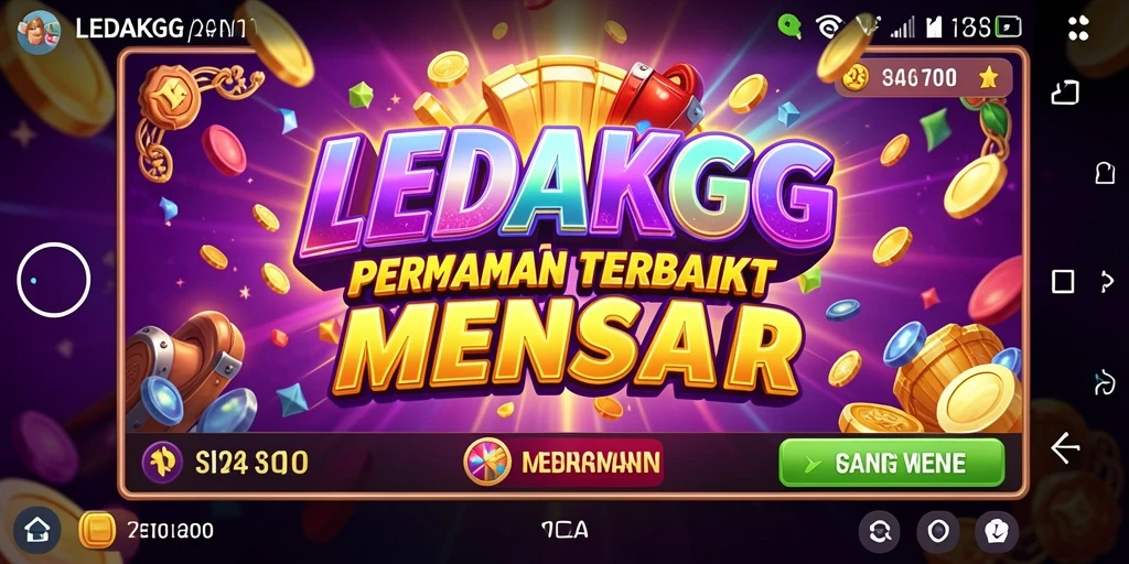 Screenshot gameplay LEDAKGG dengan tampilan slot yang menarik.