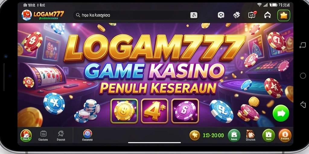Tampilan gameplay Kasino yang memukau di LOGAM777.