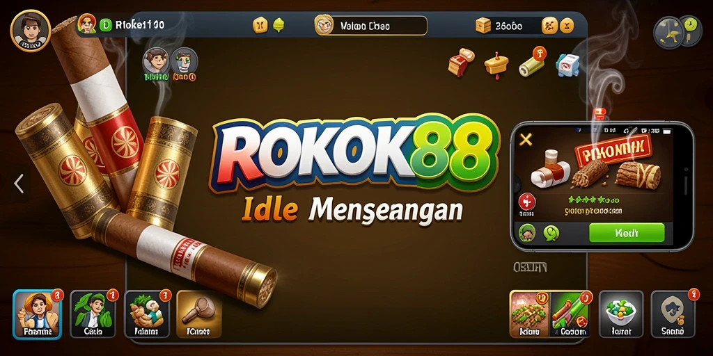 Tampilan gameplay ROKOK88 yang menarik dan menawan.