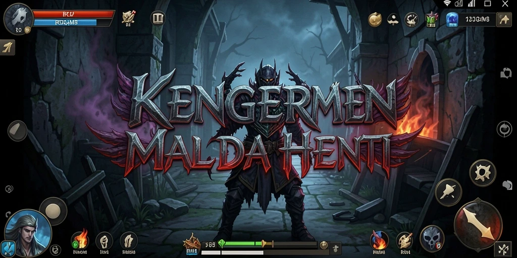 Tampilan gameplay RPGAME yang menegangkan dan menyeramkan.