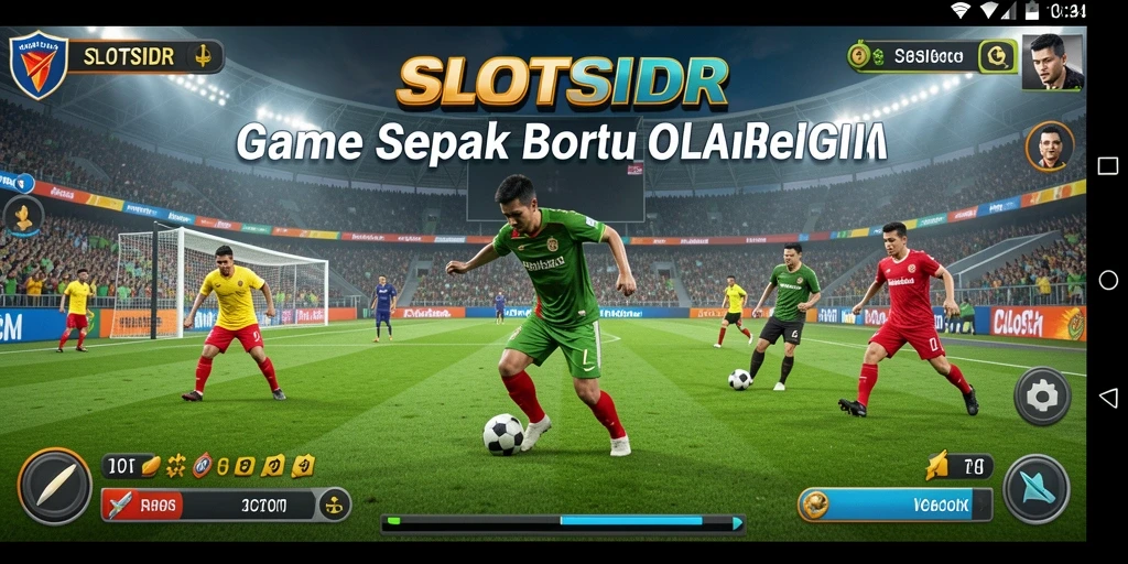 Tampilan gameplay <strong>SLOTSIDR</strong> yang mendebarkan dan interaktif dalam sepak bola.